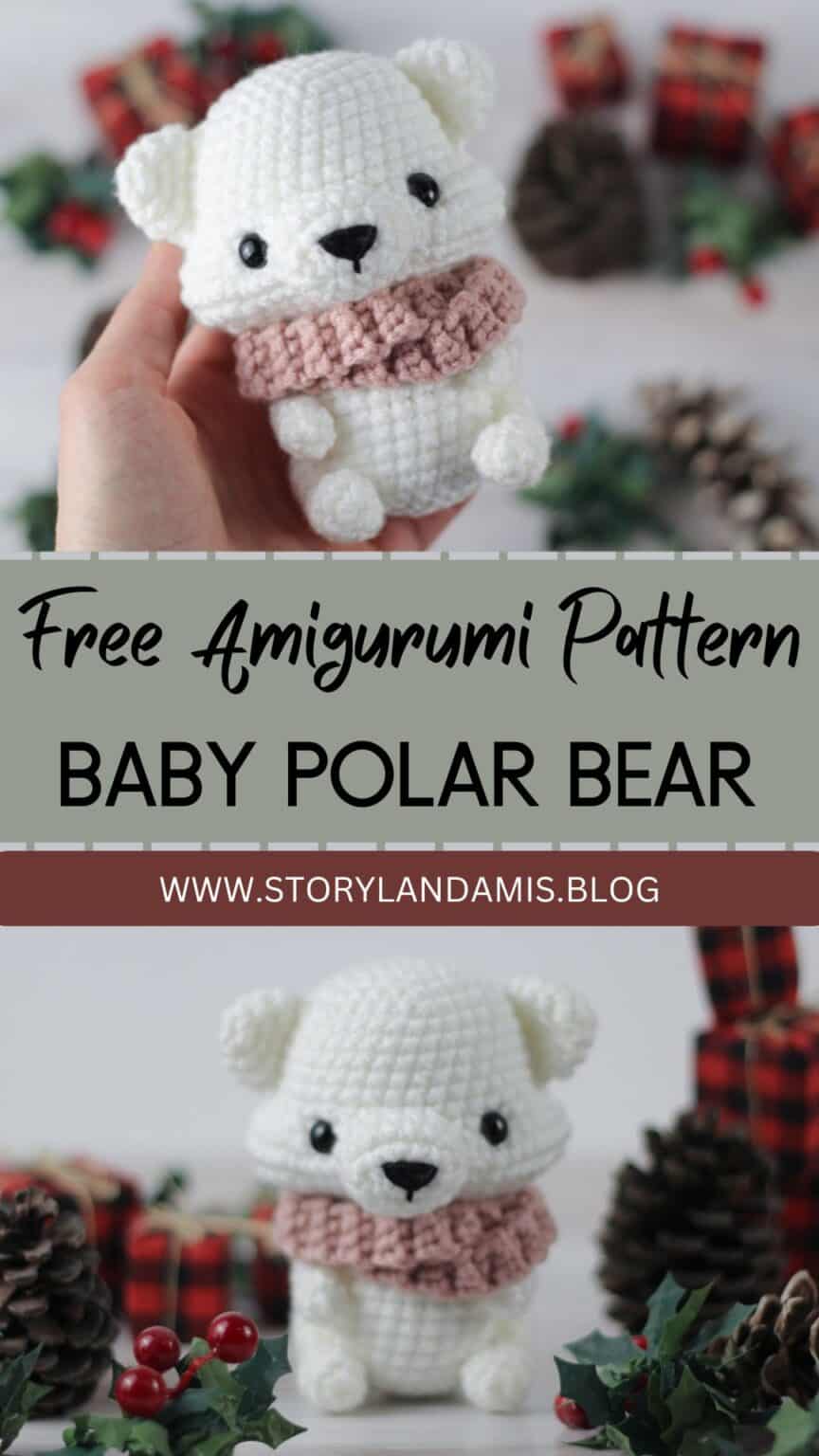 Free Mini Polar Bear Amigurumi Pattern - Easy Crochet Tutorial ...